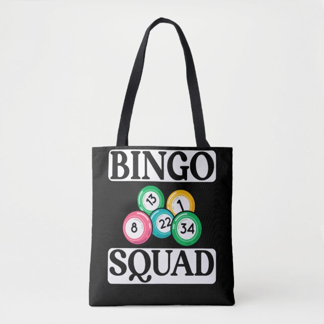 Funny Bingo Squad Say Bingo Tygkasse (Framsida)