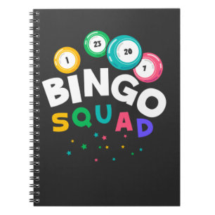 Funny Bingo Team Gambling Humor Anteckningsbok