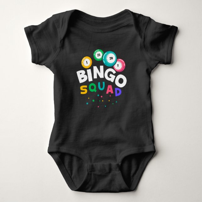 Funny Bingo Team Gambling Humor T Shirt (Framsida)