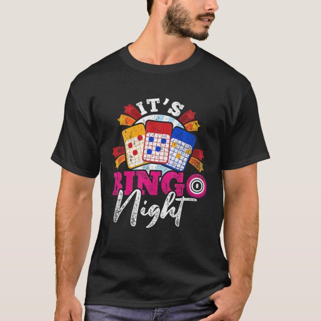 Funny Bingo Winner Lottery Gamble Bingo Player Gif T Shirt (Framsida)