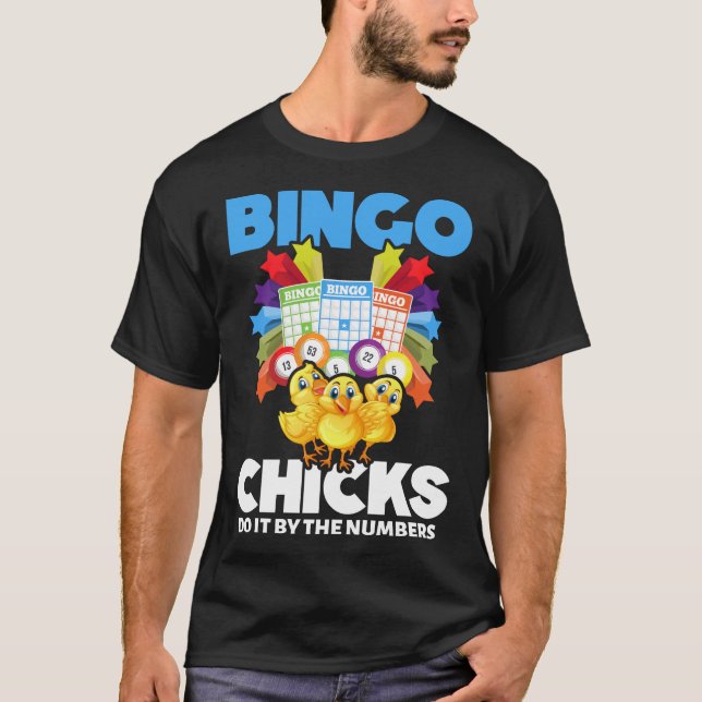 Funny Bingo Women Bingo Player Girls T Shirt (Framsida)