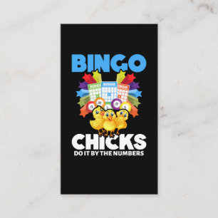 Funny Bingo Women Bingo Player Girls Visitkort