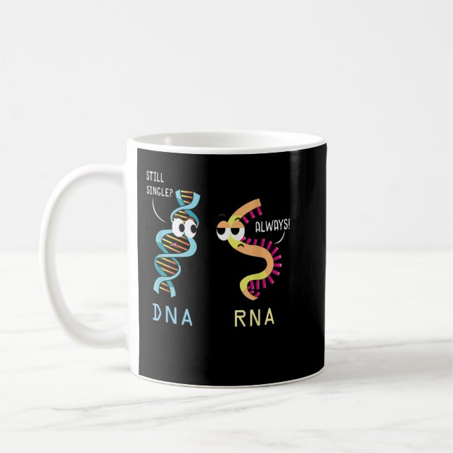Funny Biology Proud Biologist Microbiology DNA RNA Kaffemugg (Vänster)