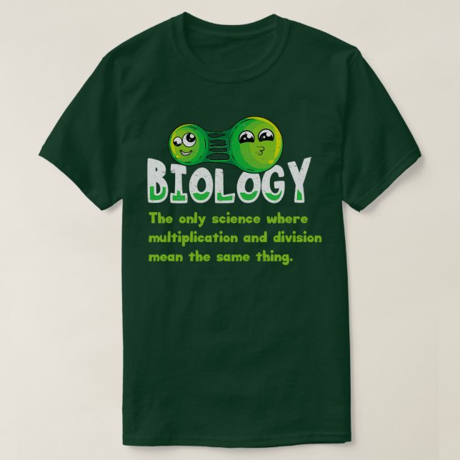 Funny Biology Shirt Biology Student Gift Biology T Shirt (Design framsida)