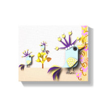 Funny Bird Canvas