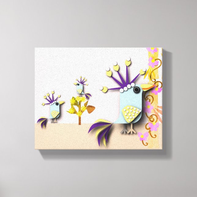 Funny Bird Canvas (Framsida)