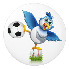 Funny Bird Ceramic Knob Knopp