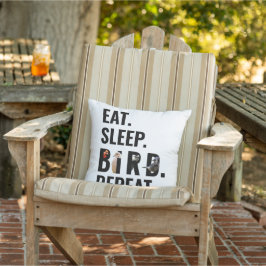 Funny Bird Citote Modern Typography Kudde