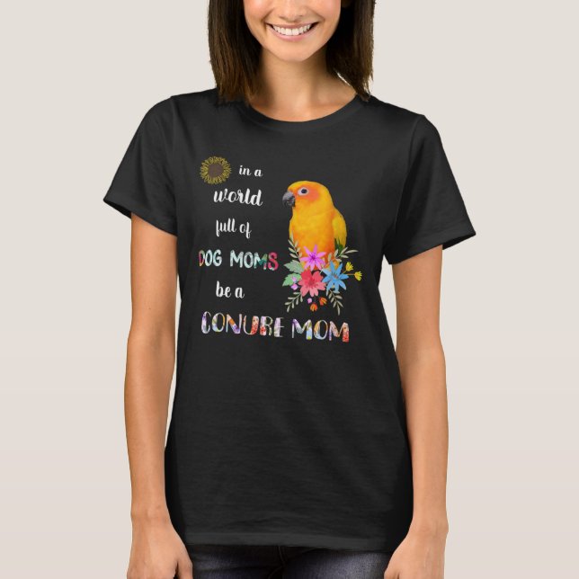 Funny Bird Mamma Mor T Shirt (Framsida)