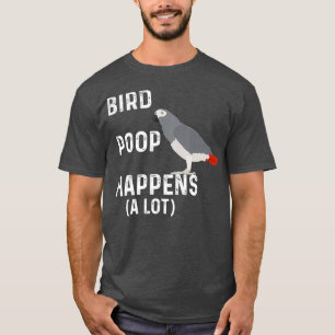 Funny Bird Poop råkar ut för en stor del av Afrika T Shirt