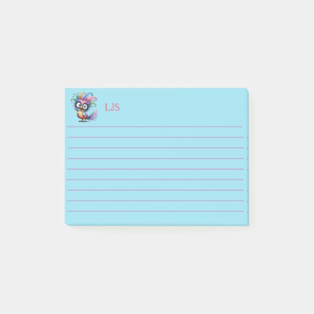 Funny Bird Post-it Block (Framsida)