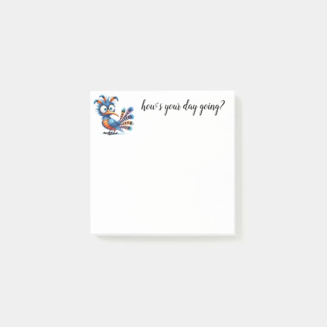 Funny Bird Post-it Block (Framsida)