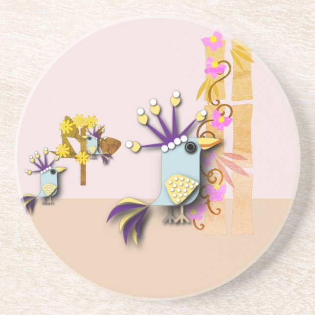 Funny Bird Underlägg (Framsidan)