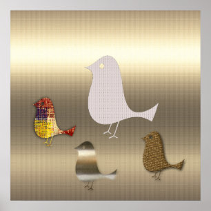 Funny Birds Poster