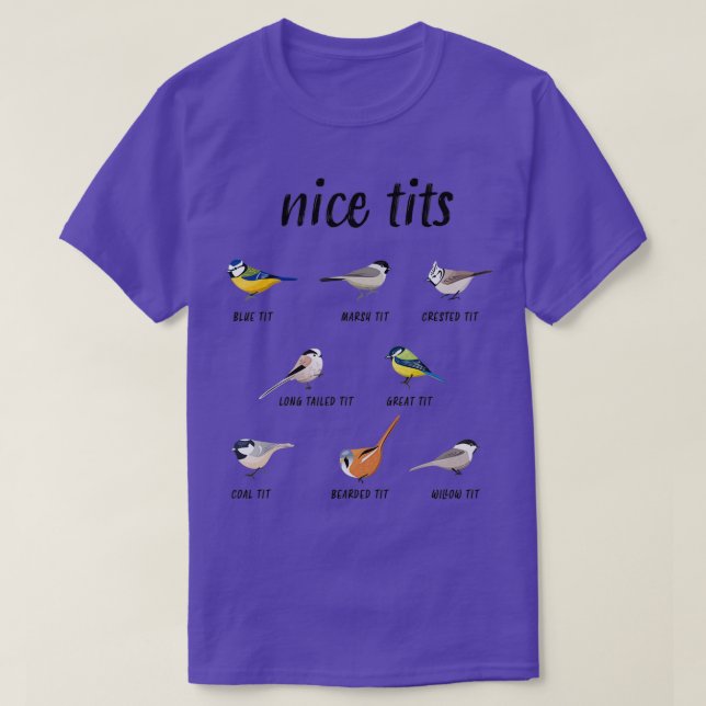 Funny birdwatching gift for birder bird nerd amp b t shirt (Design framsida)