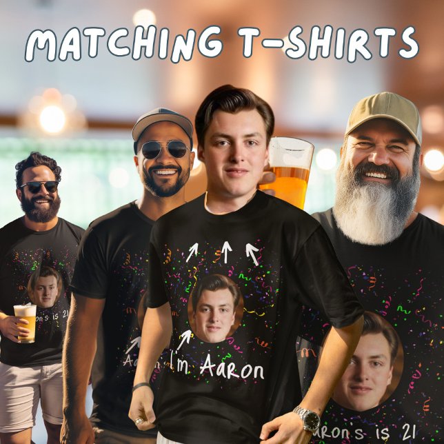 Funny Birthday Boy Group Party shirts T Shirt (Skapare uppladdad)