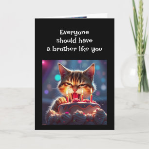 Funny Birthday Brother Hund Animal Humor Kort