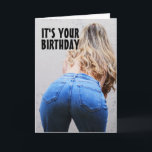 FUNNY BIRTHDAY CARD FOR WIFE KORT<br><div class="desc">Birthday paddling-kort till henne</div>