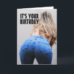 FUNNY BIRTHDAY CARD FOR WIFE KORT<br><div class="desc">Birthday paddling-kort till henne</div>