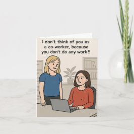 Funny birthday card helgkort