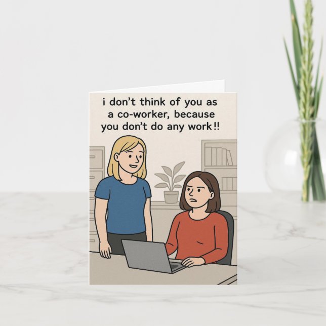 Funny birthday card  helgkort (Framsida)