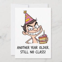 Funny Birthday Card Inbjudningar