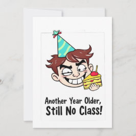 Funny Birthday Card Inbjudningar