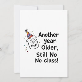 Funny Birthday Card Inbjudningar