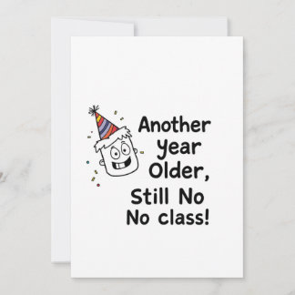Funny Birthday Card Inbjudningar