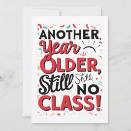 Funny Birthday Card Inbjudningar