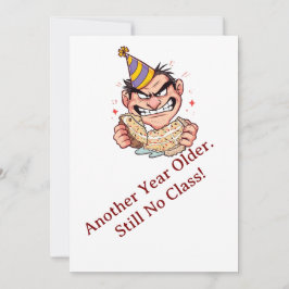 Funny Birthday Card Inbjudningar