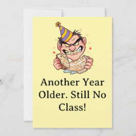 Funny Birthday Card Inbjudningar