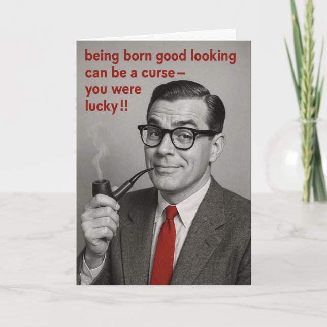 Funny Birthday card Kort (Framsida)