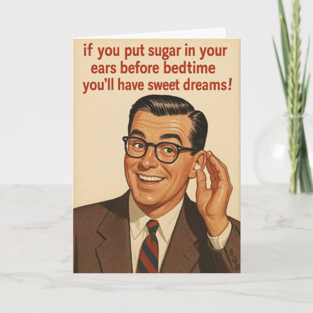 Funny Birthday card  Kort (Framsida)