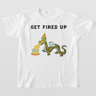 Funny Birthday Dragon Tee Shirt