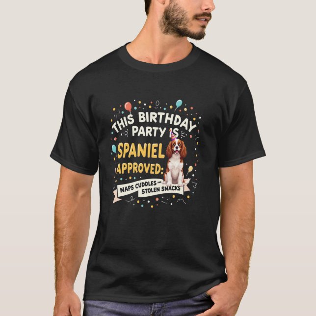 Funny Birthday Gift Cavalier King Charles Spaniel  T Shirt (Framsida)
