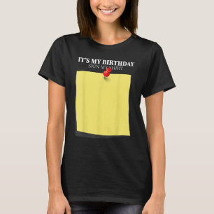 Funny Birthday Gift Party skriver under mitt Shirt T