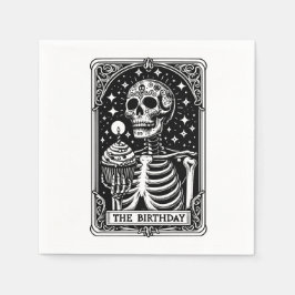 Funny Birthday Gothic Tarot Pappersservett