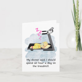 Funny Birthday Gym Fitness Kort