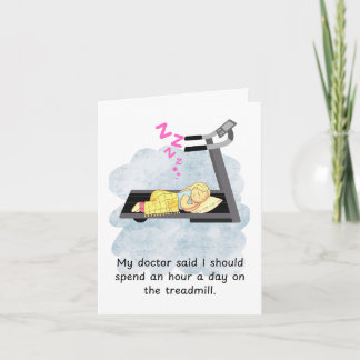Funny Birthday Gym Fitness Kort