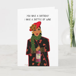Funny Birthday Haikus för henne Kort