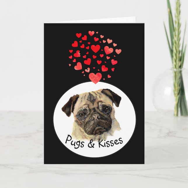 Funny Birthday Humor Pet, Pug Hund Kort (Framsida)