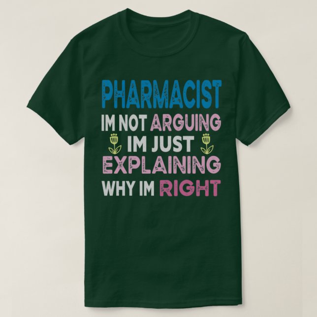 Funny Birthday Pharmacist Funny Pharmacist Gift Fu T Shirt (Design framsida)