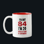 Funny Birthday Två-Tonad Mugg<br><div class="desc">Roligt kaffe mugg för den speciella födelsedagen,  ändra själva texten när du beställer</div>