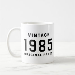 Funny Birthday Vintage 1985 Original Parts Mug Kaffemugg