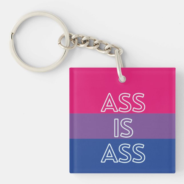 Funny Bisexual Keychain (Framsidan)