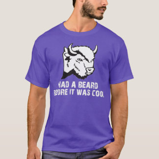 Funny Bison Shirt Buffalo Shirt Funny Beard Shirt T