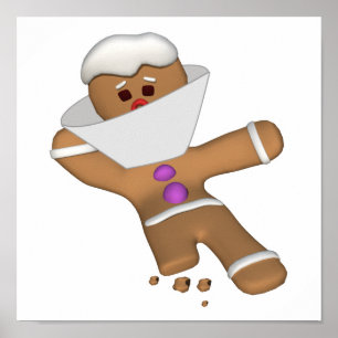 Funny Bit Himself-Pepparkaksgubbe Poster