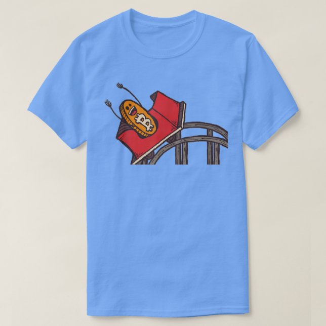 Funny Bitcoin    RollercoasterCryptocurrency Tee  (Design framsida)
