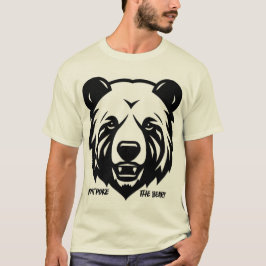 Funny björndesign t shirt